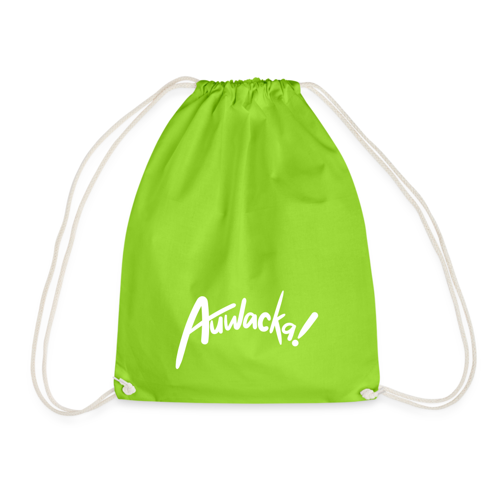 Auwacka! - Turnbeutel - neon green