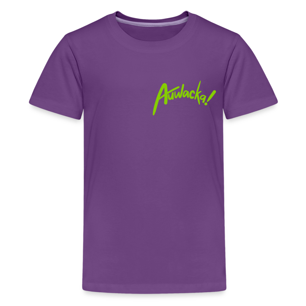 Auwacka! - Teenager Premium T-Shirt - purple
