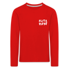 Flitzpiepe - Kinder Langarmshirt - red