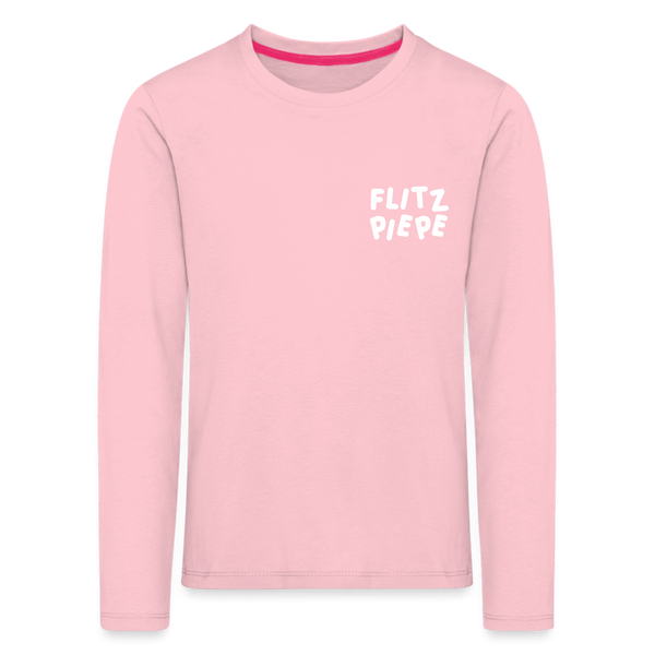Flitzpiepe - Kinder Langarmshirt - rose shadow