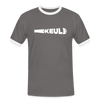 Keule - Männer Ringer T-Shirt - dark grey/white