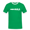 Keule - Männer Ringer T-Shirt - kelly green/white