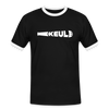 Keule - Männer Ringer T-Shirt - black/white