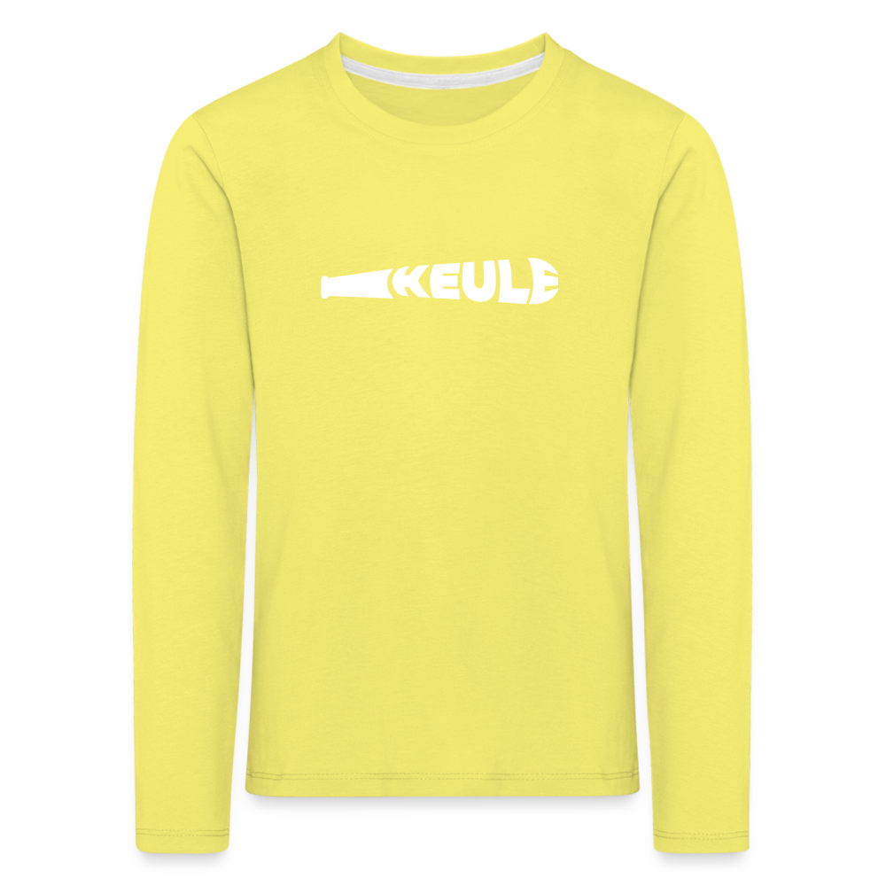 Keule - Kinder Langarmshirt - yellow