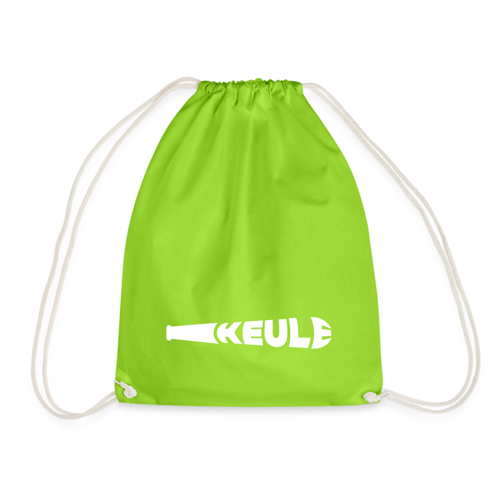 Keule - Turnbeutel - neon green