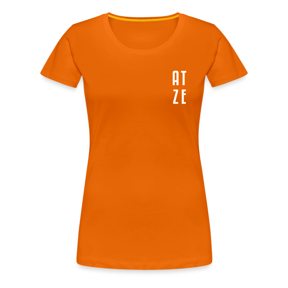 Atze - Frauen Premium T-Shirt - orange