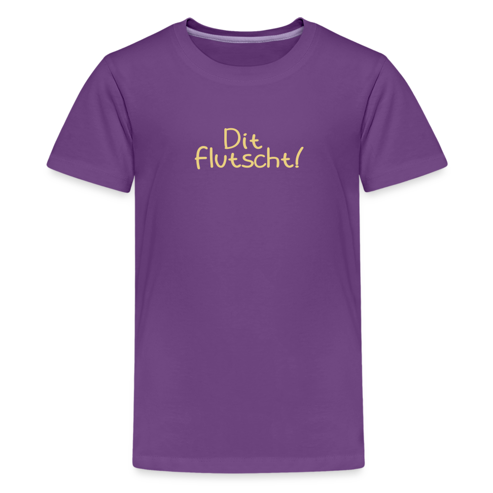 Dit flutscht! - Teenager Premium T-Shirt - purple