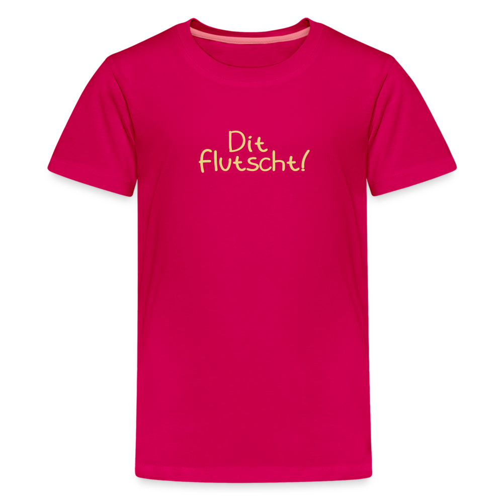 Dit flutscht! - Teenager Premium T-Shirt - dark pink
