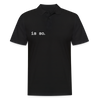Is So  - Männer Polo T-Shirt - black