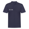 Is So  - Männer Polo T-Shirt - navy
