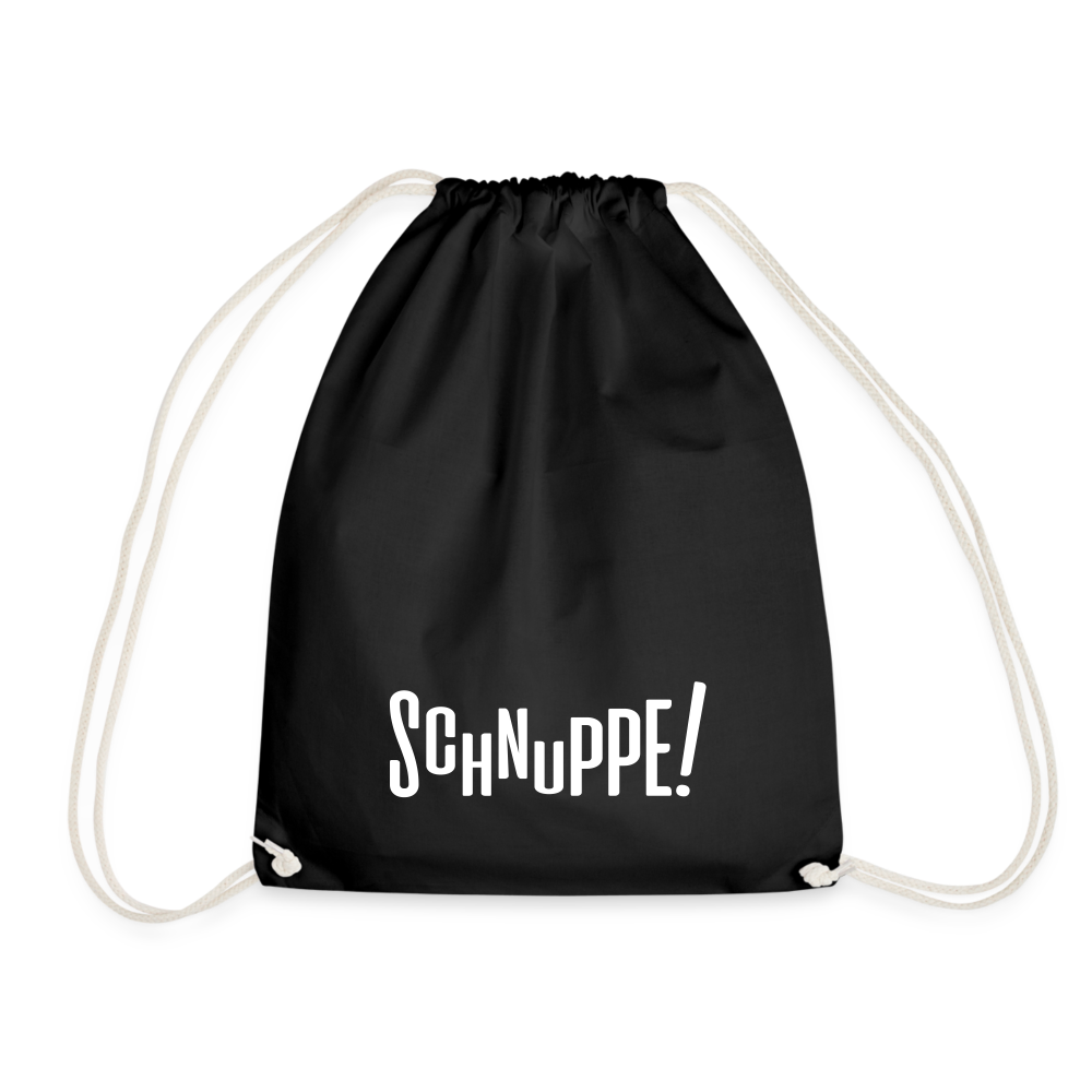 Schnuppe! - Turnbeutel - black