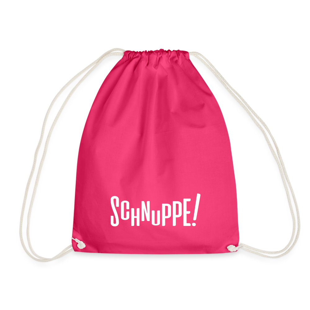Schnuppe! - Turnbeutel - fuchsia