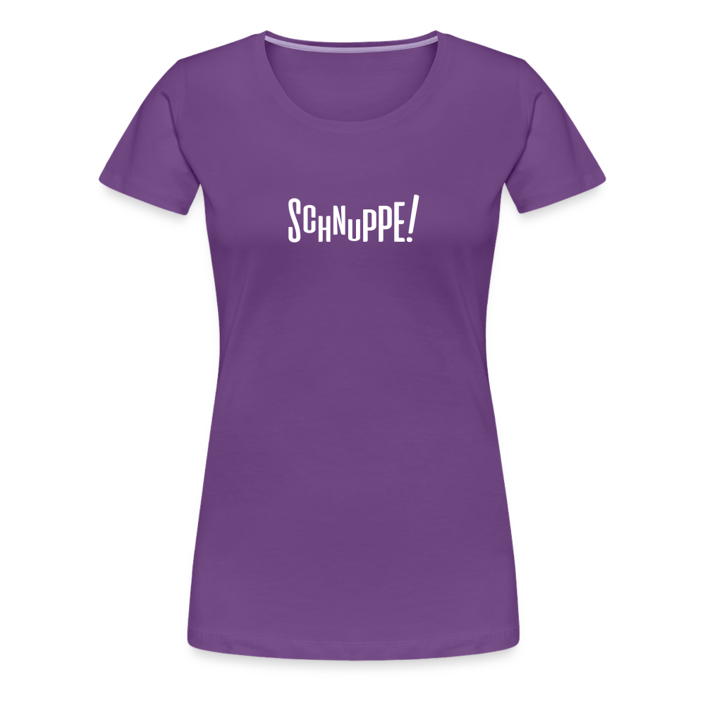 Schnuppe! - Frauen Premium T-Shirt - purple