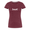 Schnuppe! - Frauen Premium T-Shirt - heather burgundy