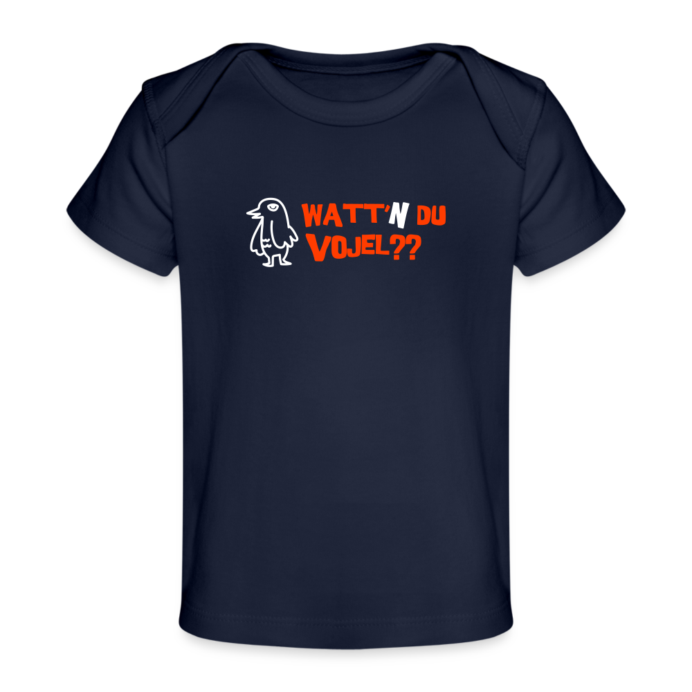 Watt'n du Vojel - Baby Bio T-Shirt - Dunkelnavy