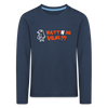 Watt'n du Vojel - Kinder Langarmshirt - Navy