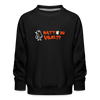 Watt'n du Vojel - Kinder Premium Sweatshirt - Schwarz