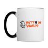 Watt'n du Vojel - Tasse zweifarbig