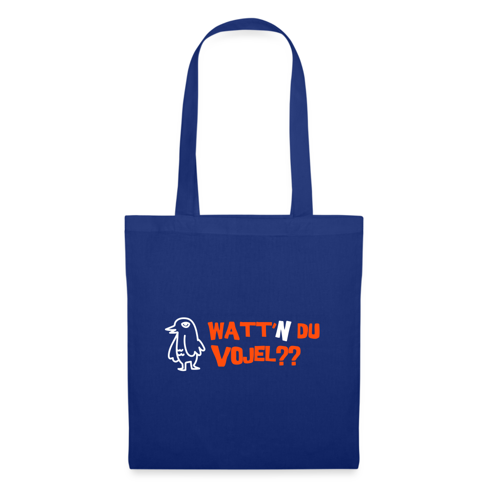 Watt'n du Vojel - Stoffbeutel - Royalblau