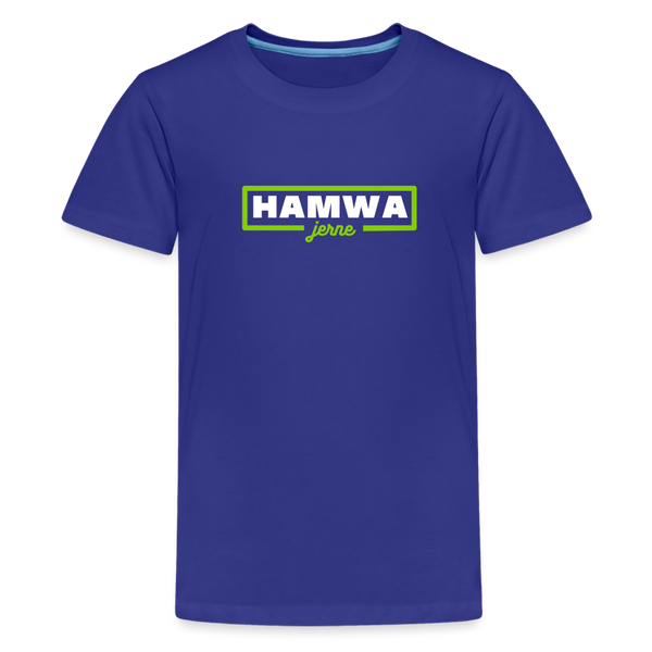 hamwa - Teenager Premium T-Shirt - Königsblau