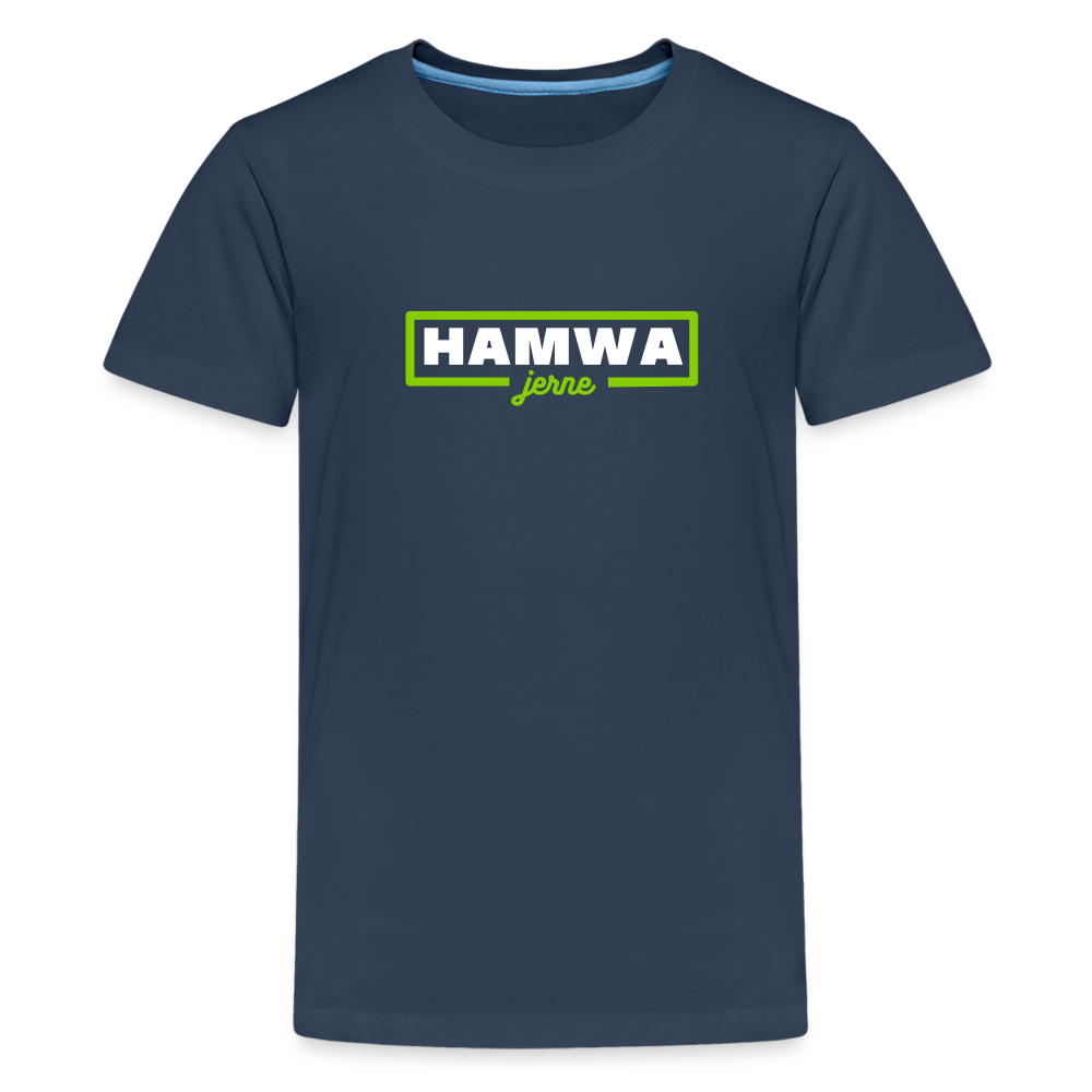 hamwa - Teenager Premium T-Shirt - Navy