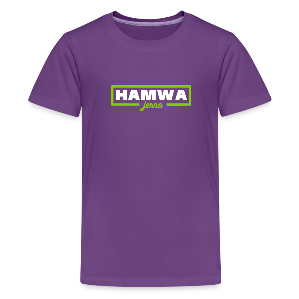 hamwa - Teenager Premium T-Shirt - Lila