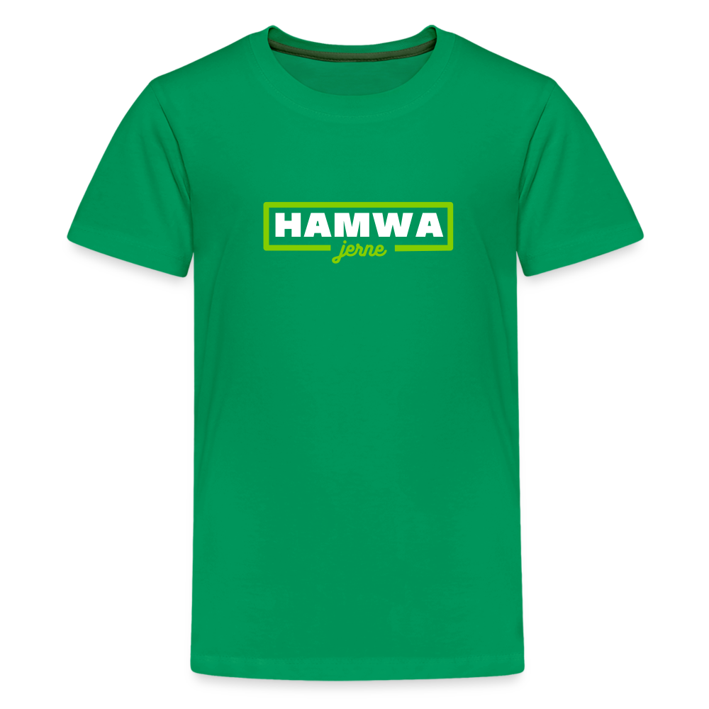 hamwa - Teenager Premium T-Shirt - Kelly Green