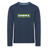 hamwa - Kinder Langarmshirt - Navy