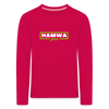 hamwa - Kinder Langarmshirt - dunkles Pink