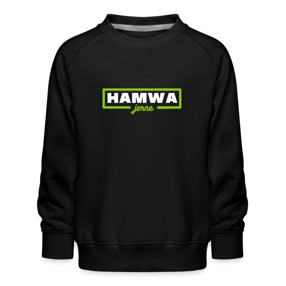 hamwa - Kinder Premium Sweatshirt - Schwarz