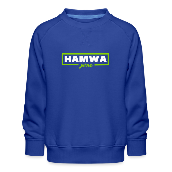 hamwa - Kinder Premium Sweatshirt - Royalblau