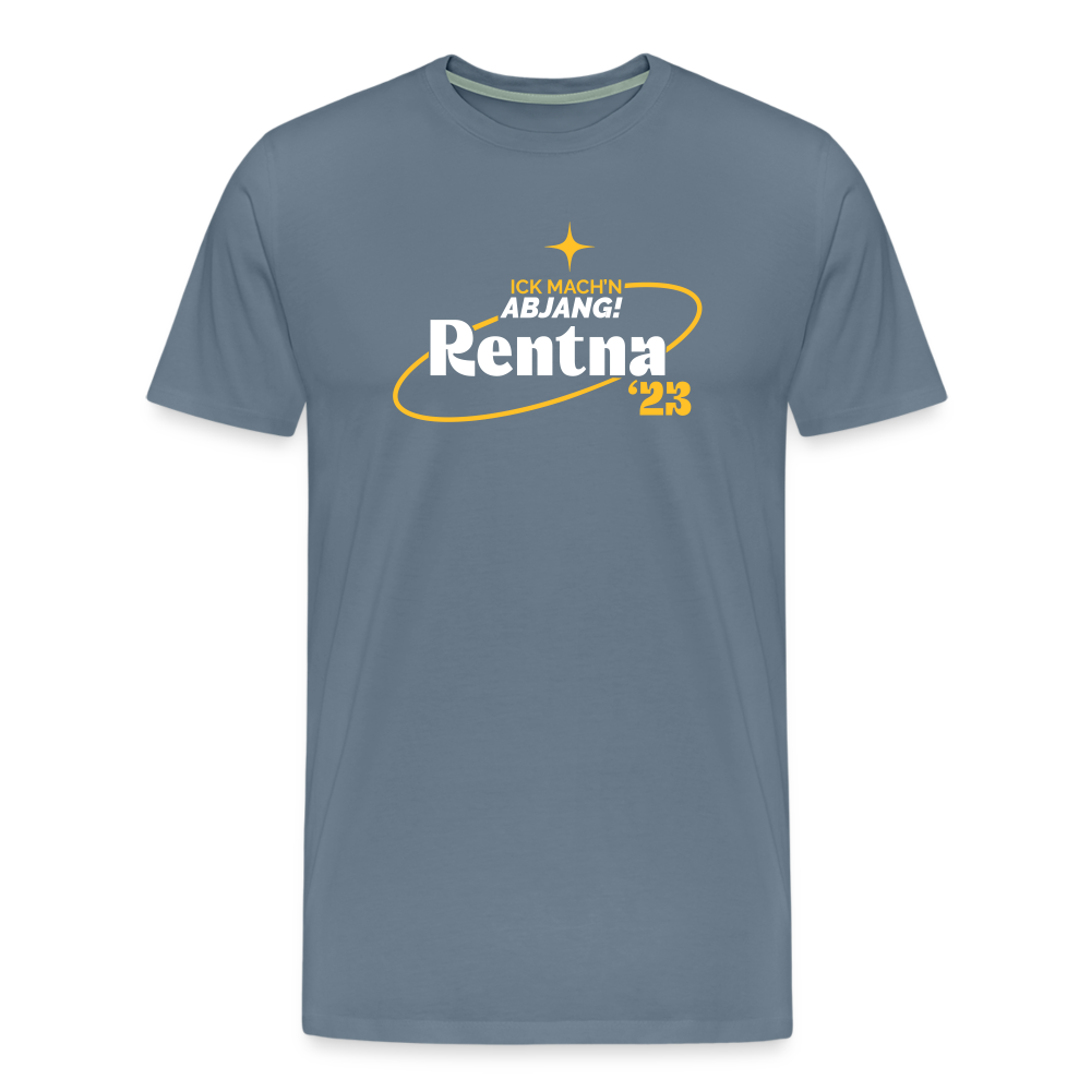 Rentna in Berlin - Männer Premium T-Shirt - Blaugrau