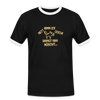 NETT KANN ICK OOCH! - Männer Ringer T-Shirt - Schwarz/Weiß