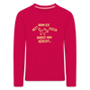 NETT KANN ICK OOCH! - Kinder Langarmshirt - dunkles Pink