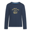 NETT KANN ICK OOCH! - Teenager Langarmshirt - Navy