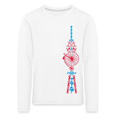 Fernsehturm der Fahrräder - Kinder Langarmshirt