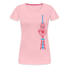 Fernsehturm der Fahrräder - Frauen Premium T-Shirt - Hellrosa