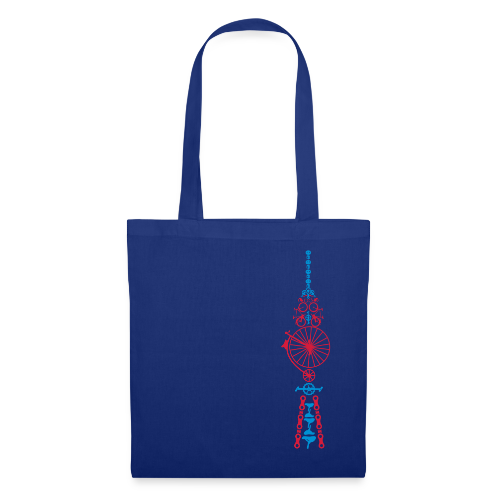 Fernsehturm der Fahrräder - Stoffbeutel - Royalblau