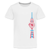 Fernsehturm der Fahrräder - Teenager Premium T-Shirt - weiß