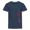 Fernsehturm der Fahrräder - Teenager Premium T-Shirt - Navy