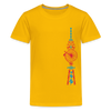 Fernsehturm der Fahrräder - Teenager Premium T-Shirt - Sonnengelb