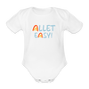 Allet Easy! - Bio-Kurzarmbody - weiß