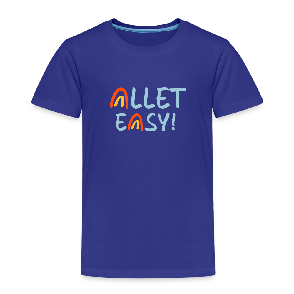 Allet Easy! - Kinder Premium T-Shirt - Königsblau
