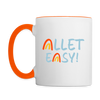 Allet Easy! - Tasse zweifarbig