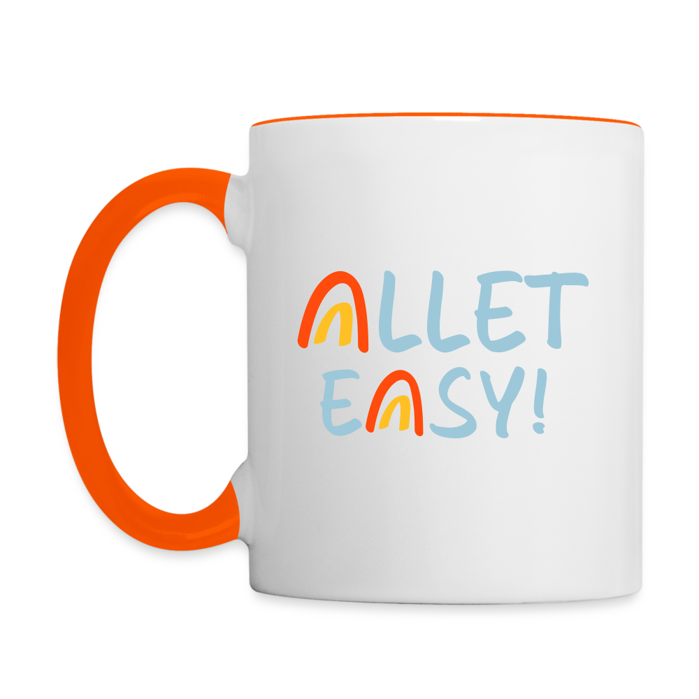 Allet Easy! - Tasse zweifarbig