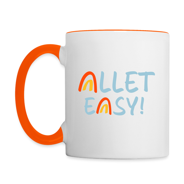 Allet Easy! - Tasse zweifarbig