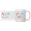 Allet Easy! - Tasse zweifarbig - Weiß/Pink