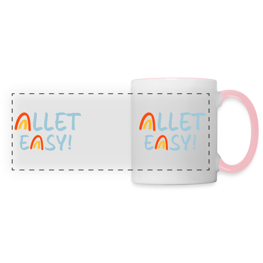 Allet Easy! - Tasse zweifarbig - Weiß/Pink