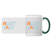 Allet Easy! - Tasse zweifarbig - Weiß/Dunkelgrün