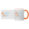 Allet Easy! - Tasse zweifarbig - Weiß/Orange